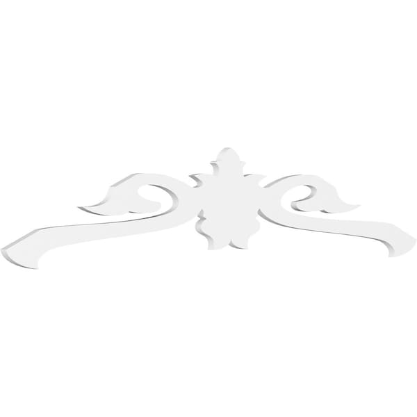 Ekena Millwork Pitch Florence Architectural Grade PVC Gable Pediment, 72"W x 15"H x 1"P (5/12) GPP072X015X100FLO - main